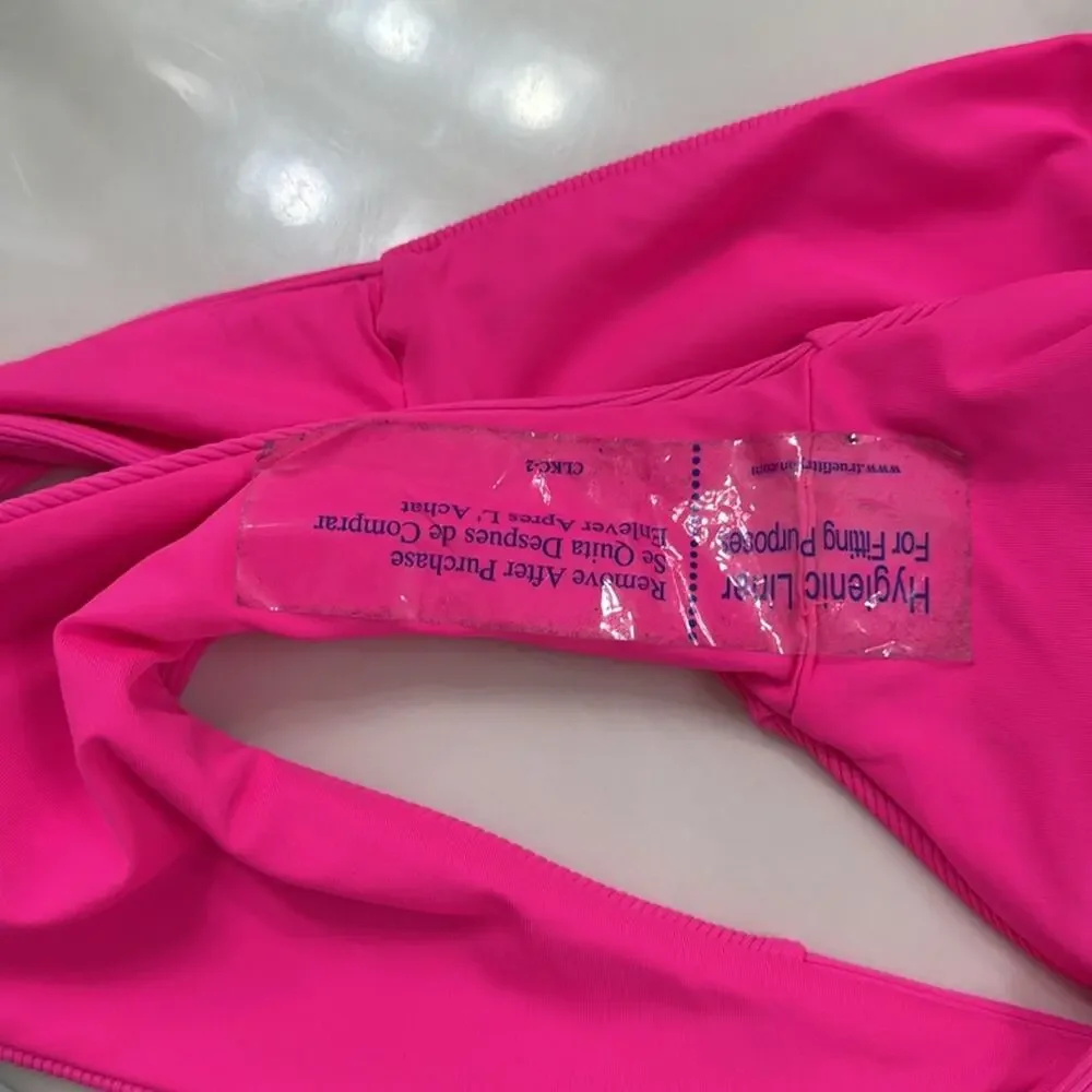 BECCA BY REBECA VIRTUE Fine Line Rib American Fit Pant Bottoms Pink Punch XL